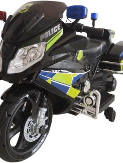 Lovely Baby Ride on Police Bike Electric Motorcycle for kids LB 8188 (Black)