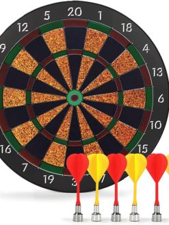 ORiTi Professional Magnetic Dart Board Set with 6pcs Magnetic Darts, Excellent Dartboard Game for Adults and Kids, Suitable Indoor Games & Party Games for Family and Friends