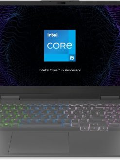 Lenovo LOQ 15IRH8 Gaming Laptop with AI chip, 15.6"FHD 144Hz, Intel i5-12450H, 8GB DDR5 RAM, 512GB SSD, NVIDIA RTX 2050 4GB, Win 11, RGB KB, Grey - [82XV00P2AX] (Free 3 Mths Gamepass on device)