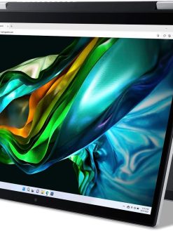 Acer Aspire 3 Spin 14 Convertible Laptop 13th Gen Intel Core i3-N305 8 Cores Upto 3.80GHz/8GB LPDDR5 RAM/256GB SSD/Intel UHD Graphics/14" WUXGA IPS Touchscreen/Win 11S/WiFi-6/Pure Silver