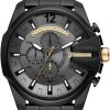 Diesel Mega Chief Stainless Steel Men's Watch with Analog or Digital Movement