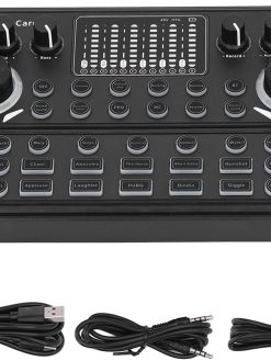 M3 Live Sound Card Dual Channel Audio Mixer Live Streaming Voice Changer Sound Board