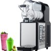 Commercial Slushy Machine, 3L Commercial Slushy Machine Ice Cream Frozen Drink Maker,Juice Smoothie Margarita Frozen Drink Machine Ice Slush Machine for Restaurants Snack Bar Supermarkets