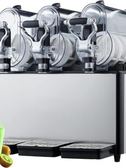 Commercial and Home Slushy Machine,Commercial Slushy Machine Ice Cream Frozen Drink Maker,Juice Smoothie Margarita Frozen Drink Machine Ice Slush Machine for Restaurants Snack Bar Supermarkets 3/