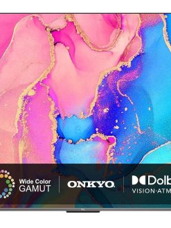 TCL 50 Inch TV 4K Ultra HD QLED Smart TV Dolby Vision IQ-Atmos HDR 10+ Game Master Wide Colour Gamut Onkyo Audio Quantum Dot Technology - 50C635 (2022 Model)