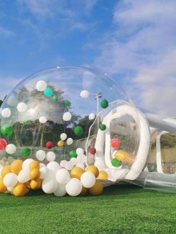 GZYSINFLA Bubble Tent House for Kids and Adults, 8FT Commercial Grade Inflatable Bubble Dome House, PVC Dome Bubble Tent Clear Bubble Dome, Christmas Party, Kids Birthday Party, Weddings