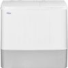 Super General 10 kg Twin-tub Semi-Automatic Washing Machine, White, efficient Top-Load Washer with Low noise gear box, Spin-Dry, SGW-1056-N, 84 x 49 x 92 cm, 1 Year Warranty