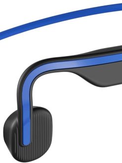SHOKZ OpenMove Wireless Headphones, Bluetooth Bone Conduction Sports Headset with Mic, 6 Hour Playtime & IP55 Waterproof for Running Workout Cycling (Blue)