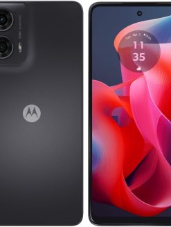 MOTOROLA g24, 8GB RAM, 128GB ROM, MTK Helio G85, 6.6" Extra Bright 90Hz Display, 5000mAh, Android 14, Matte Charcoal + Gift