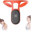 Soothing Neck Instrument, Lymphatic Drainage Device for Neck, Portable Neck Lymphatic Massager, Body Shaping Pose Reminder for Correct Posture, Belt Relief Massage Device for Adult (Type B)