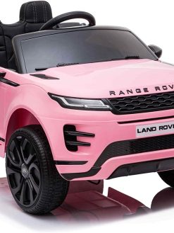 Licensed Evoque 12V Kids Ride On Car White Ride On Officially Licensed Pink By DerakBikes