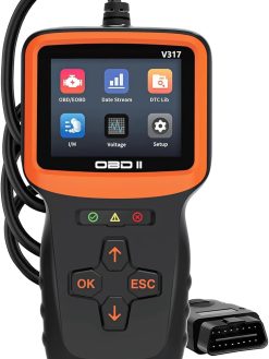 MOTIM Car OBD2 Scanner Diagnostic Tool, Car Engine Fault Code Readers,Car OBDII/EOBD Diagnostic Code Reader Tool, with Reset & I/M Readiness for All Vehicles After 1996