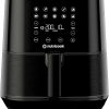 Nutricook Air Fryer 2, 5.5 Liters, 1700 Watts, Digital Control Panel Display, 10 Preset Programs With Built-In Preheat Function, Stainless Steel + BBQ Skewer, 2yrs Warranty, BLK, Amazon exclusive