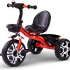 Baybee Coaster Baby Tricycle for Kids, Smart Plug n Play Kids Cycle with Front & Rear Storage Baskets | Baby Tricycle | Tricycle for Kids 2 to 5 Years Boys Girls (Red)