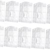 Cabilock 50pcs Garment Dry Cleaning Bag Wardrobe Cover clothing organizer Suit Bags Organizer suit garment bags hanging clothes bag Hanging Clothes Cover Hangers plastic peva storage travel