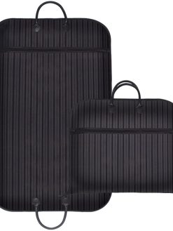 Garment Bags For Travel Business Hanging Clothes Storage Foldable Suit Dress Bag (40 INCH, Black)