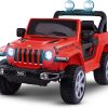 Baybee Battery Operated Car for Kids,Rechargeable Car Jeep/Electric car for Kids Ride On Racing Baby Big Car with R/C for Kids Boys & Girls Kids 2 to 6 Years (Red)
