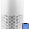 LEVOIT Air Purifiers for Large Home Bedroom 83m², CADR 400m³/h, Alexa Enabled, H13 HEPA Filter with PM2.5 Intelligent Air Quality Sensor, Removes 99.97% Pollen Allergy Dust Smoke Pet, Auto Mode, White