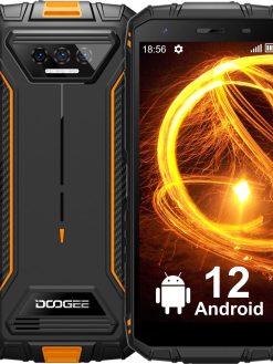 Rugged phone DOOGEE S41 Pro, Android 12, 6300mAh, 7GB + 32GB (1TB expansion), 5.5" HD+ display, 13MP camera, 4G Dual SIM IP68 waterproof phone, Face ID, NFC (Orange)