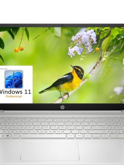 HP 2023 Pavilion 15 15.6" FHD Business Laptop, 12th Gen Intel 10 Cores i7-1255U, 16GB DDR4 RAM, 1TB PCIe SSD, WiFi 6, Bluetooth 5.2, Webcam, Natural Silver, Windows 11 Pro, USB 3.0 Extension Cable