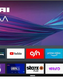 Nikai VIDAA OS, 4K 55 Inch Smart TV, UHD Quality, Dolby Vision, Smooth Motion, Quad Core Processor, Game Mode Plus, Official Apps YouTube, Netflix, Shahid - UHD55SVDLED (55 Inch)