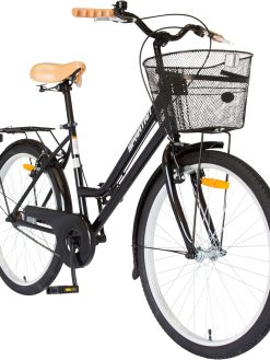 Spartan Classic City Bike (Black, 24"), SP-3077