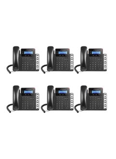 Grandstream GXP1628 Bundle of 6 Gigabit IPphone 2 Lines PoE LCD display HD Audio