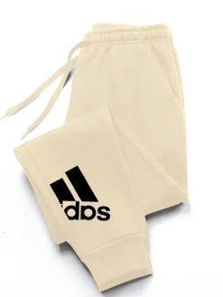 Men's Fashion Print Long Pants Autumn and Winter Fleece Casual Sweatpants Bottoms Jogging Fitness Sports Trousers 13 Colors