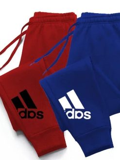 Men's Fashion Print Long Pants Autumn and Winter Fleece Casual Sweatpants Bottoms Jogging Fitness Sports Trousers 13 Colors