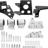 Brilluxa Aluminum Alloy Engine Mount Bracket Kit Fit For EK Chassis k swap Civic 1996-2000, K Series Engine Mount Bracket Kit Replacement