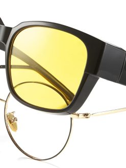 Folding Sunglasses for Women Men Polarized Lens UV 400 Protection Foldable Shade Portable Ultralight TR Frame Eyewear