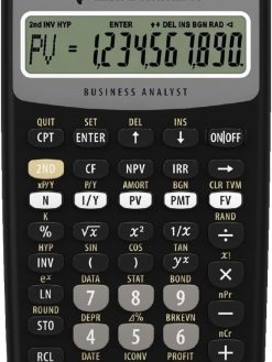 TEXAS INSTRUMENTS Financial Calculator TI-BA II Plus VE=1