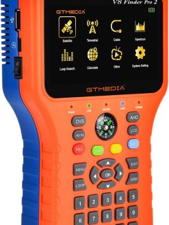 GT MEDIA Satellite Finder Pro SAT Finder DVB-S2X/S2/S/T2/T/C Signal Receiver Decoder Digital Satellite Recognition Satellitenfinder