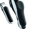 Wahl Deluxe Chrome Pro Hair Cutting Kit, Corded Hair Clipper Kit For Mens Grooming, 12 Comb Attachments, Mini Detailing Trimmer, Self Sharpening Precision Blades With Taper Lever, 79524-1027
