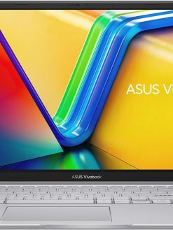 ASUS Vivobook 15 X1504ZA-NJ005W (Cool Silver), Slim Laptop, 12th Gen Intel i5 8GB 512GB SSD, WIN11 HOME, 15.6-inch OLED 16:10, 60Hz, FHD Webcam, Backlit-Eng-Arb-KB