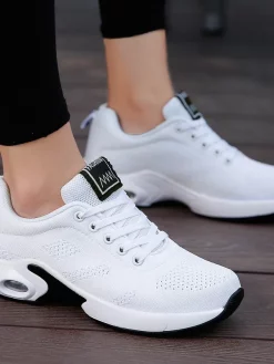 Carbon board running shoes, ultra light shock absorption sports shoes, summer women's shoes, full palm air cushion running shoes