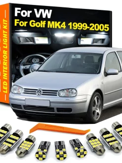 ZITWO 13Pcs LED Interior Dome Reading Light Bulb Kit For VW Volkswagen Golf 4 MK4 1999 2000 2001 2002 2003 2004 2005 Accessories