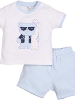 Baby Go 100% Pure Cotton T-shirt and Shirts Set for Baby Boys