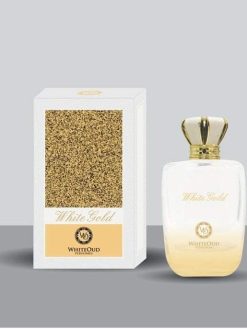 white oud Gold Arabian Perfume - 100ml
