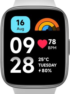 Xiaomi Redmi Smart Watch 3 Active Gray| 1.83 Inch Big LCD Display, 5ATM Water Resistant, 12 Days Battery Life, GPS, 100+ Workout Mode, Heart Rate Monitor, Full Scale Fitness Tracking