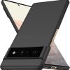 CooToly Phone Case for Google Pixel 6 Pro,Black Protective Back Cover for Google Pixel 6pro(6.7")