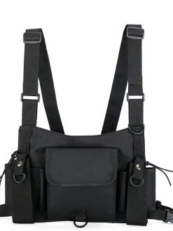 Starthi Radio Walkie Talkie Chest Pocket Harness Bags Pack Backpack Holster Two Way Radios Carry Case Accessory Holder