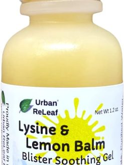 Urban ReLeaf Lysine & Lemon Balm Blister Soothing Gel! Fast Drying, 100% Natural Help!