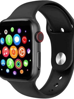 T500 Smart Watch Bluetooth Call And Waterproof Fitness Tracker ECG Heart Rate Monitor Smartwatch for Android and iOS Mobile Phone (Black)