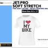 Iron ON Heat Transfer Paper Jet-PRO SS SOFSTRETCH 8.5 X 11 Custom Pack 25 Sheet