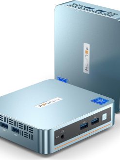PELADN Mini PC,MiniPC Intel 11th Gen N5095 (up to 2.9GHz) Win11 Pro, 8GB DDR4 RAM, 256GB SSD, 4K HD, BT4.2, Dual HDMI, WiFi 2.4G/5G, Gigabit Ethernet. Small Desktop PC WI-4