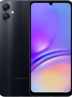 Samsung Galaxy A05, Android Smartphone, Dual SIM Mobile Phone, LTE, 4GB RAM, 64GB Storage, Black (UAE Version)