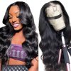 13x4 Body Wave Lace Front Wigs Human Hair 24 Inch HD Lace Front Wigs Human Hair Pre Plucked 180 Density Transparent Glueless Lace Front Wigs for Black Women Human Hair Brazilian Body Wave Frontal Wigs