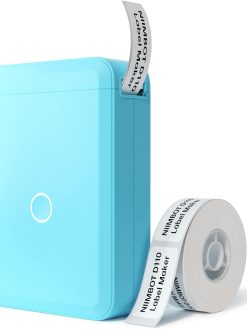 NIIMBOT D110 Label Maker, Smaller and Smarter Label Maker Machine with Tape, Portable Label Printer for Home, Office, Organizing