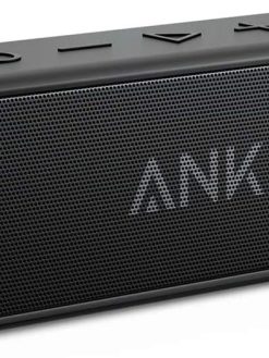 Anker Soundcore 2 Portable Bluetooth Speaker with Superior Stereo Sound, BassUp Technology, 12-Watts, IPX5 Water-Resistant Shower Speaker, 24-Hour Playtime, Wireless Speaker for Home,Outdoors,Travel